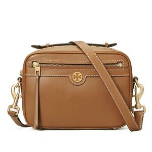 Tory Burch T monogram Camera Crossbody Bag in Moose